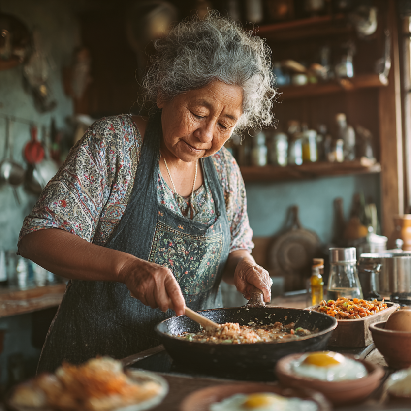 Adulto mayor activo y saludable